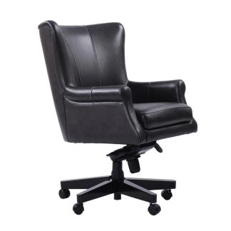Black Leather Office Chair