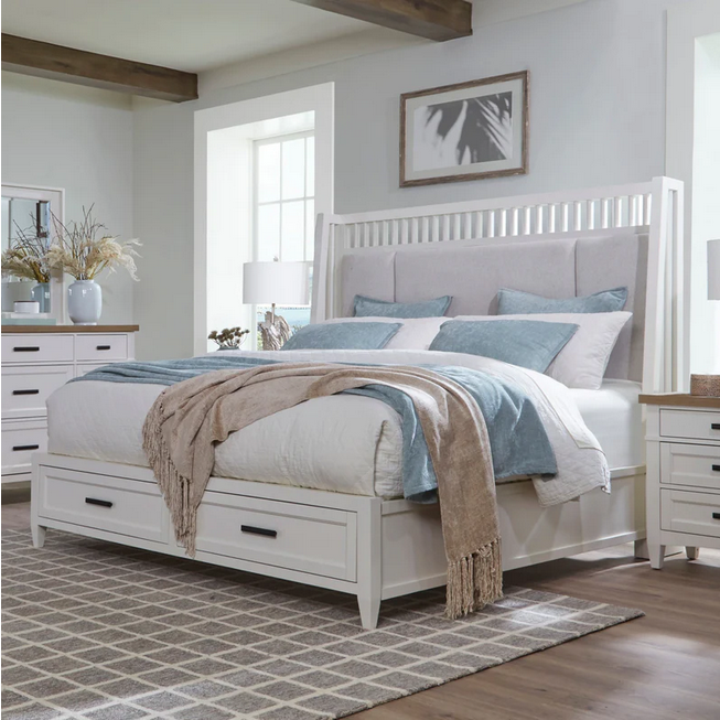 The ParkerHouse Americana Modern Bedroom group- Storage bed