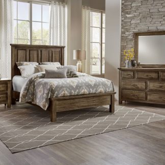 Maple Road Maple Syrup Panel Bed
